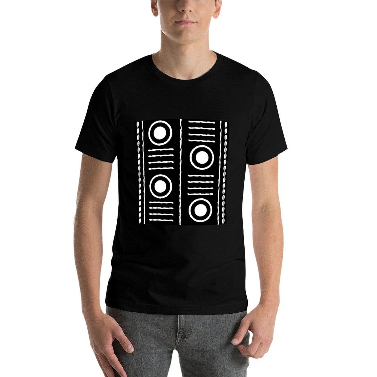 Kaos Desain Kain Lumpur Tradis - Mudcloth Print Top ulasan dan harga